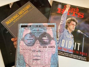 A 12", flyer and magazine