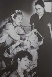 A photograph from the play 'A Private View'