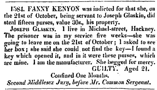 A newspaper clipping